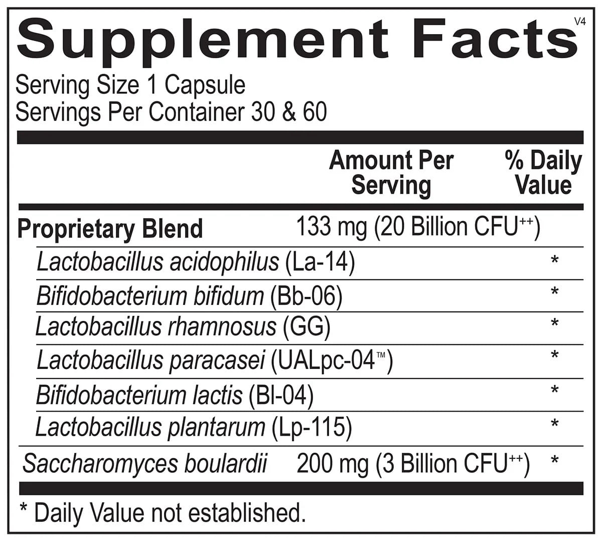 Ortho Molecular- Ortho Biotic Capsules