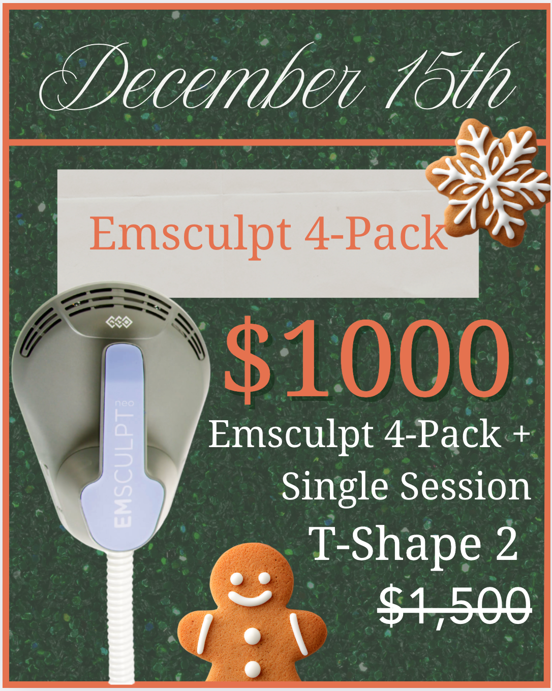 Emsculpt | TLC Medspa 12- Days of Christmas